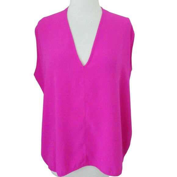 ZERO MARIA CORNEJO draped Silk Lena top sz 8 - Picture 2 of 6